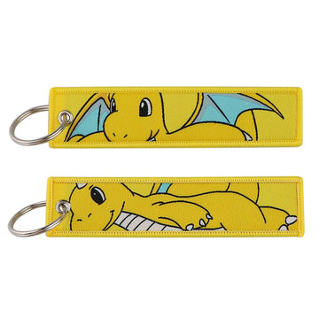 Pokemon 'Dragonite' Embroidered Keychain