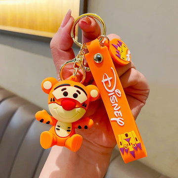 Winnie the Pooh 'Cute Tigger' Keyring Silicone Keychain