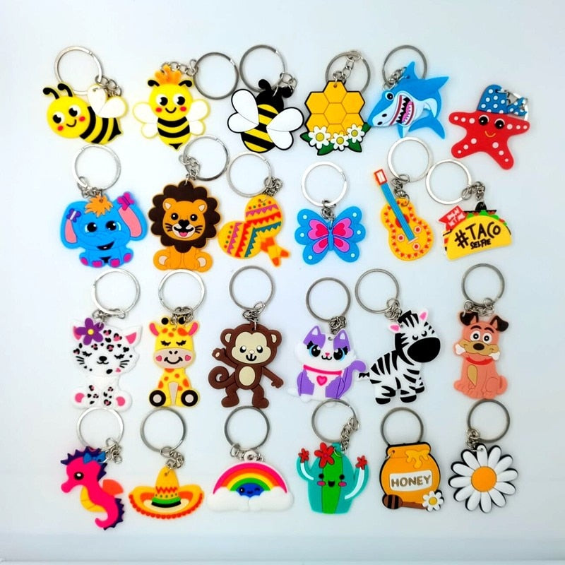 Cartoons 'Bee Ver. 1' Keyring Silicone Keychain