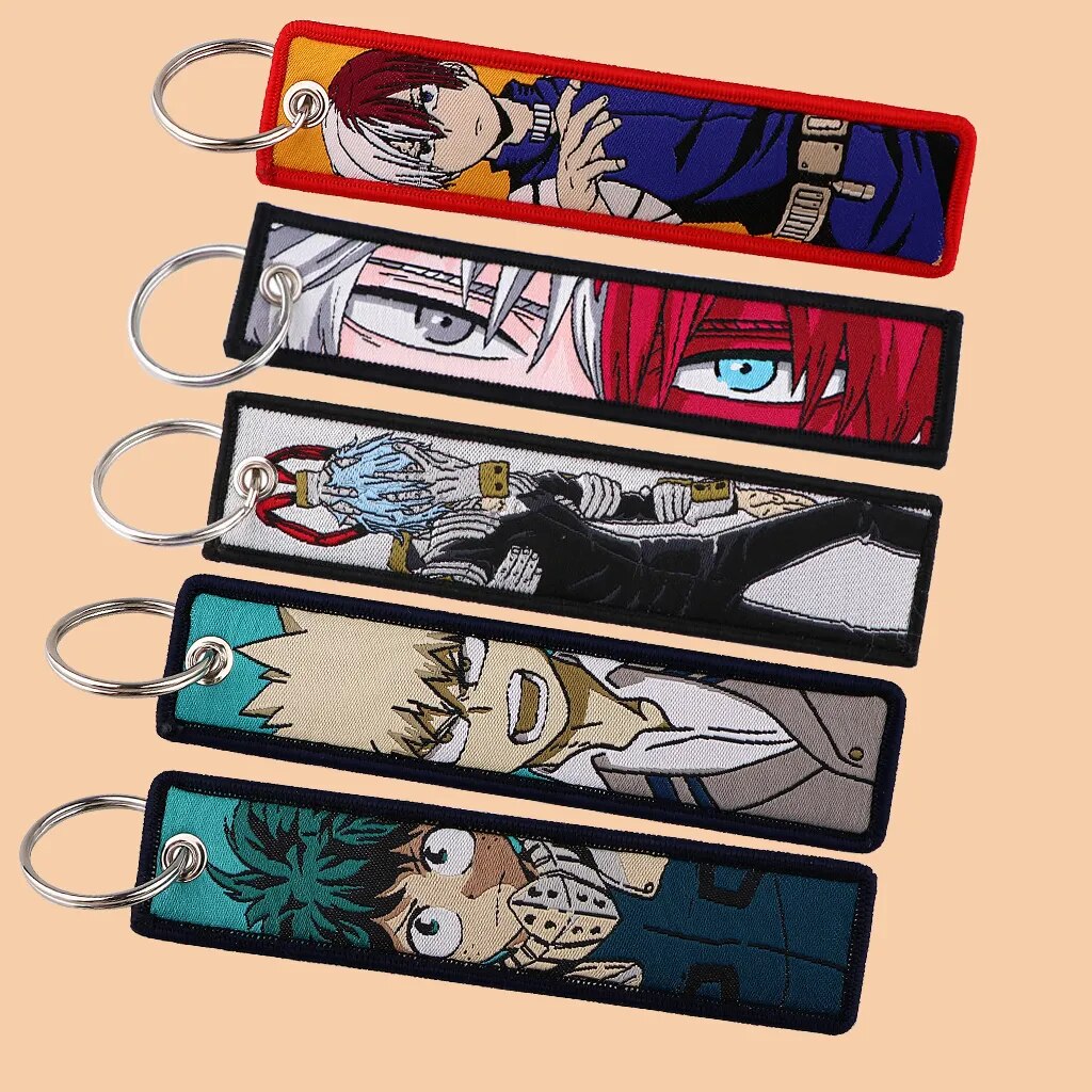 My Hero Academia 'Katsuki Bakugo' Embroidered Metal Keychain