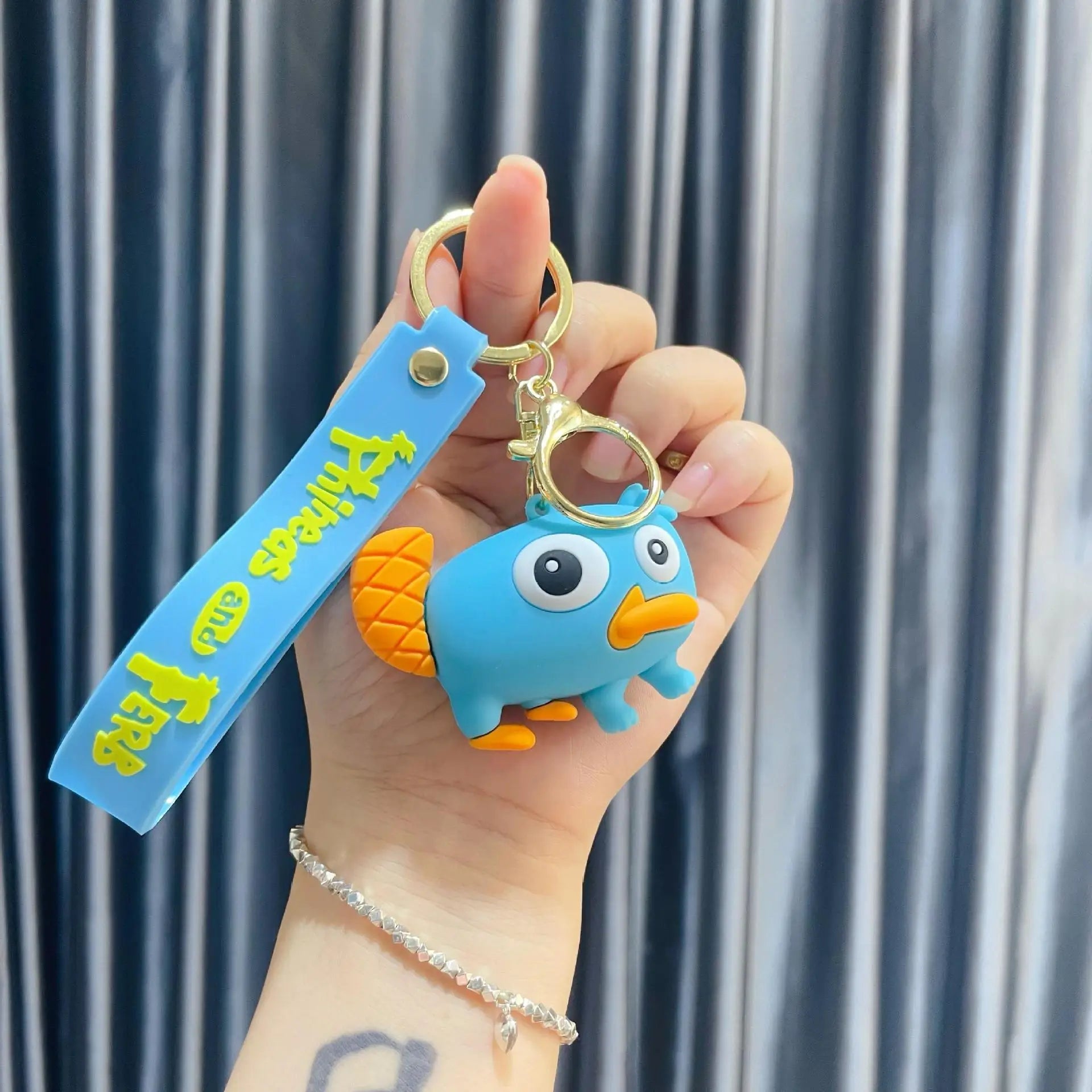 Phineas and Ferb 'Platypus' Keyring PVC Keychain