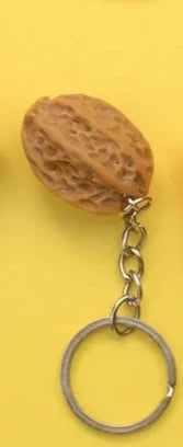 3D 'Walnut' Keyring PVC Keychain