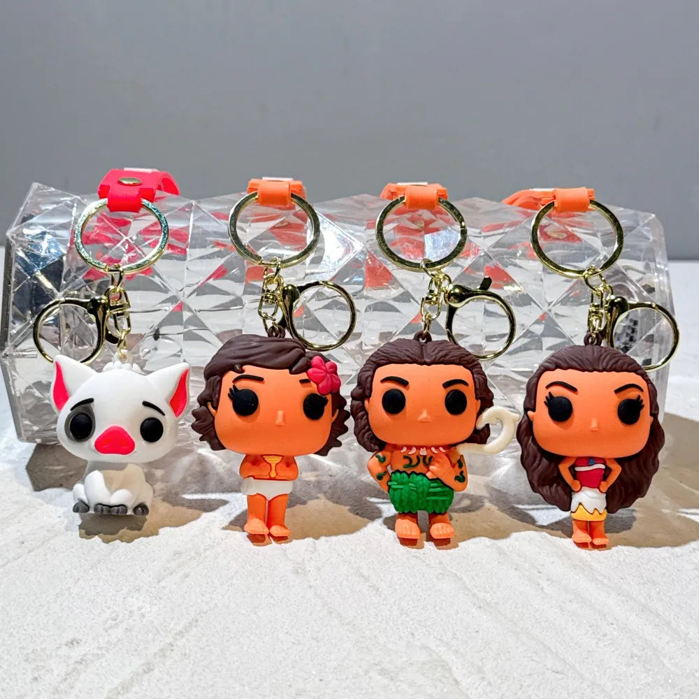Moana ’Pua Chibi' Silicone Keyring Keychain