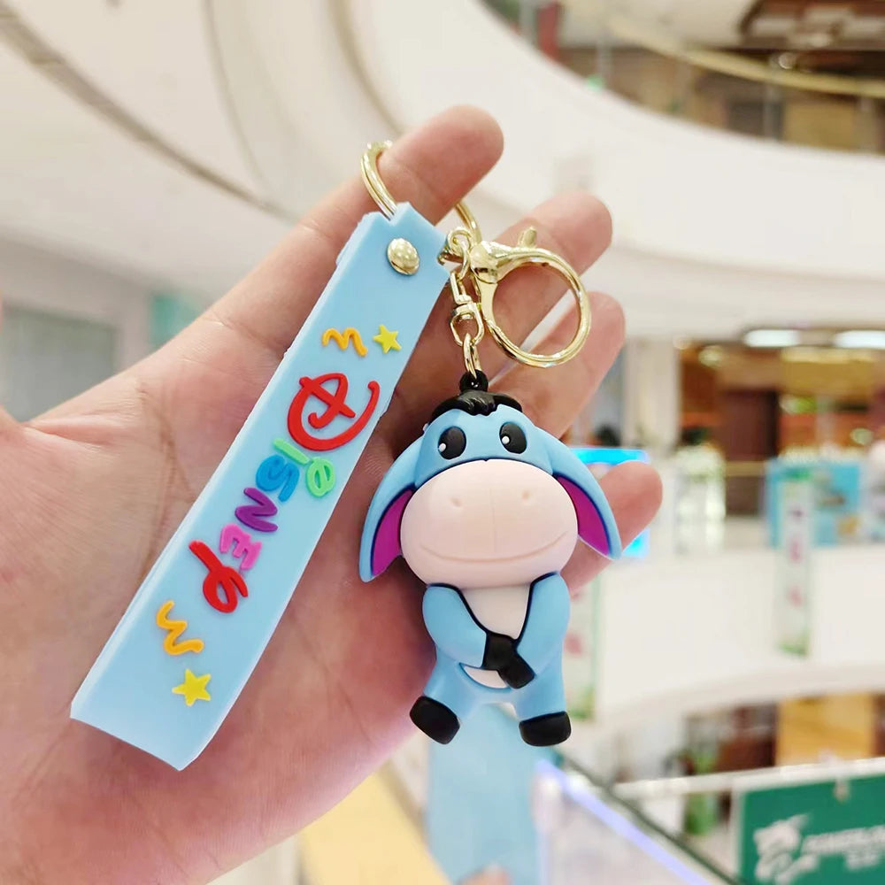 Winnie the Pooh 'Eeyore' Keyring Rubber Keychain