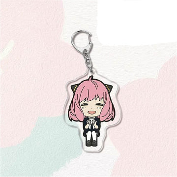 SPY X FAMILY 'Anya | Coffee | Relaxing' Keyring Acrylic Keychain