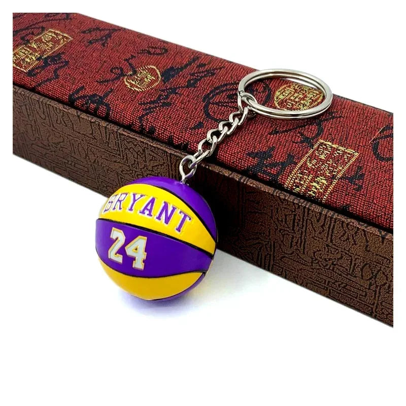 Basketball 'Bryant 24' Keyring Rubber  Keychain