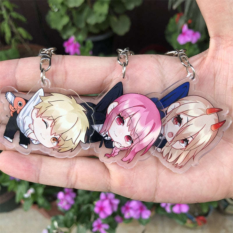 Chainsaw Man 'Denji | Pochita' Keyring Acrylic Keychain