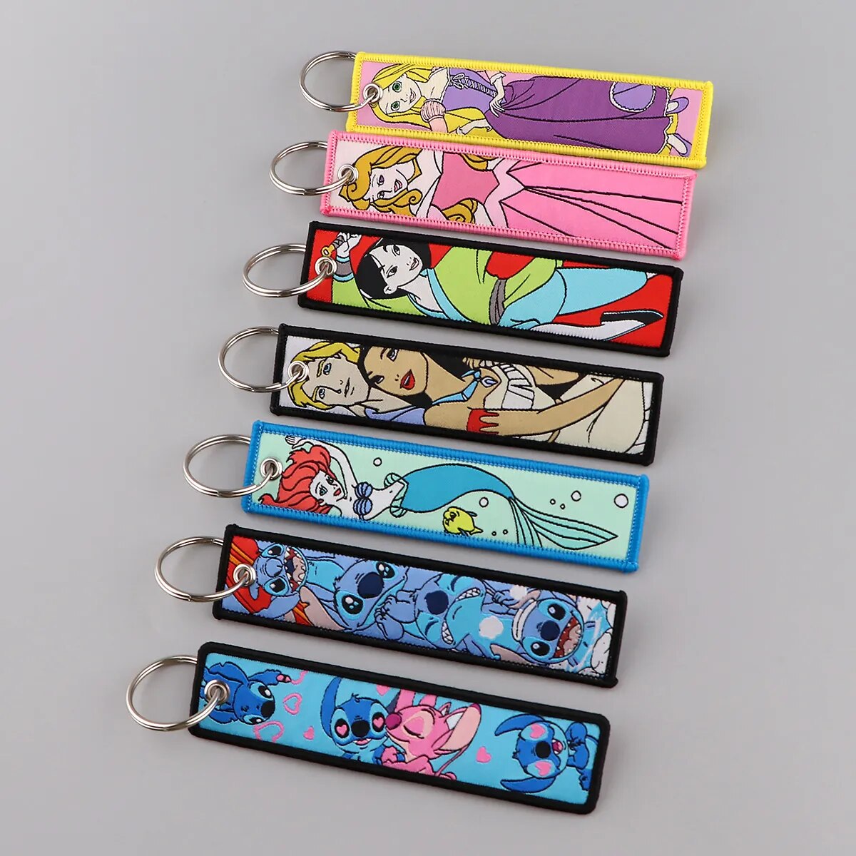 Lilo & Stitch 'Multiple Stitch' Embroidered Keychain