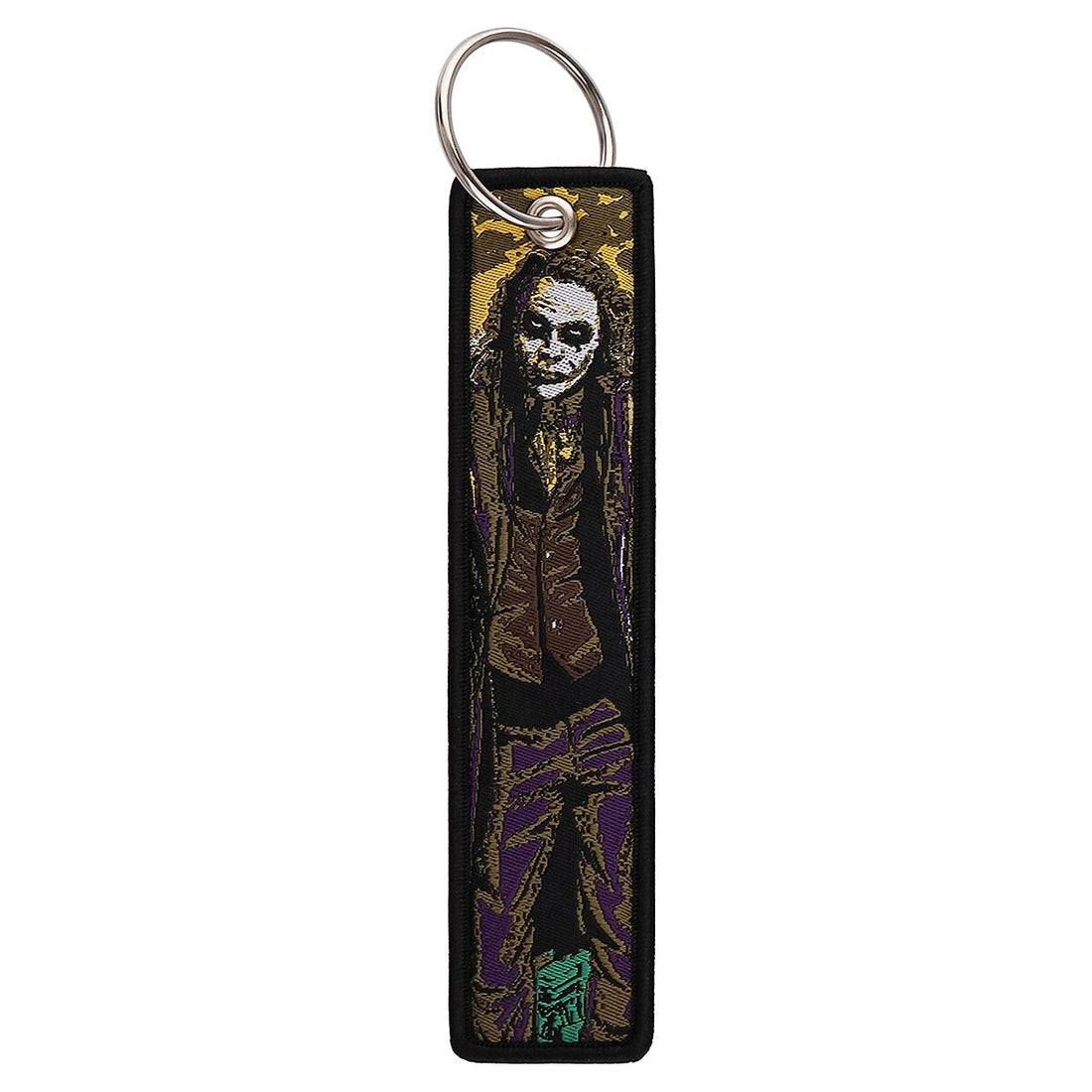 The Joker Embroidered Keychain