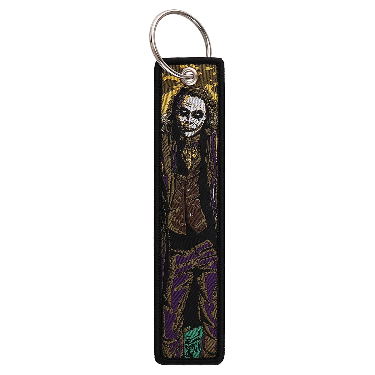 The Joker Embroidered Keychain
