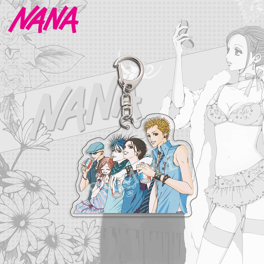 NANA 'Nana Komatsu Nana Osaki Shinichi Okazaki Yasushi' Keyring Acrylic Keychain