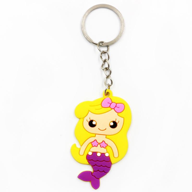 Cartoons 'Mermaid Ver. 1' Keyring Silicone Keychain