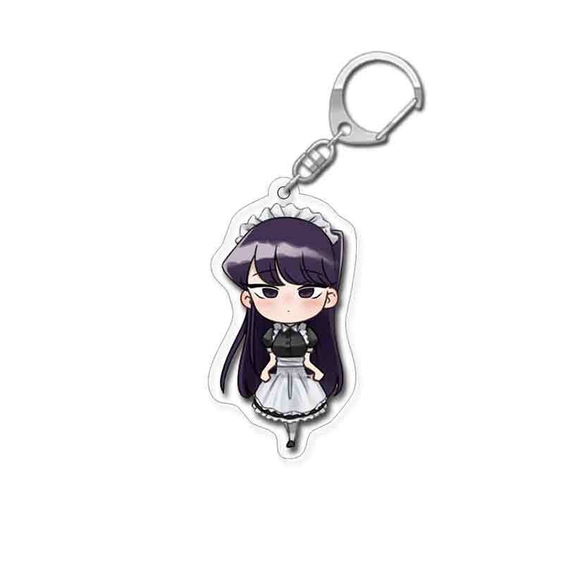 Komi Can't Communicate 'Komi San | Maid Outfit' Keyring Acrylic Keychain