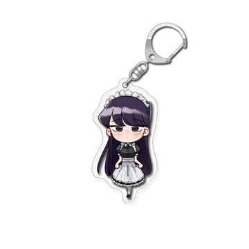 Komi Can't Communicate 'Komi San | Maid Outfit' Keyring Acrylic Keychain