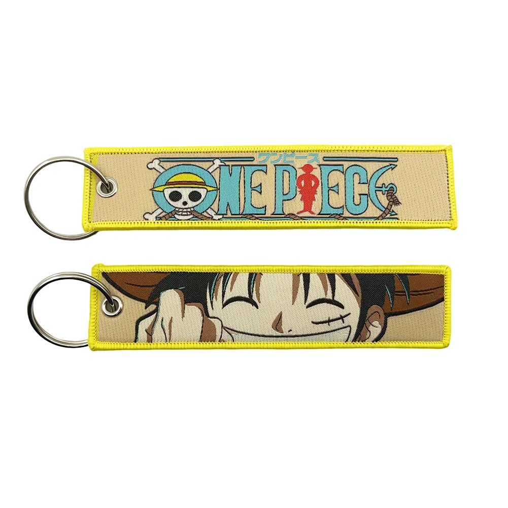 One Piece 'Monkey D. Luffy' Embroidered Keychain