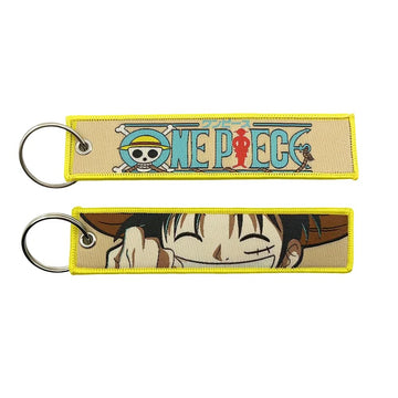 One Piece 'Monkey D. Luffy' Embroidered Keychain