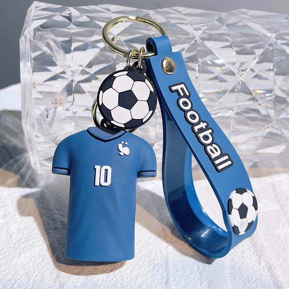 Football 'Mbappe Jersey' Keyring PVC Keychain