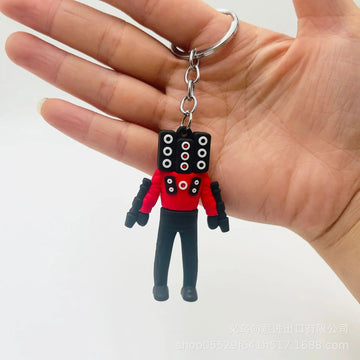 Skibidi Toilet 'Titan Speakerman' Keyring PVC Keychain