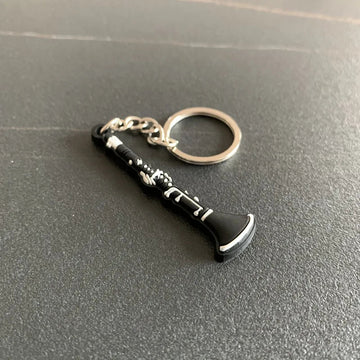 Musical Instrument 'Oboe' Keyring Metal Keychain