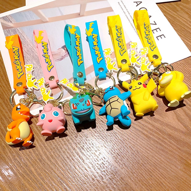 Pokemon 'Squirtle | Pokemon Ball'  Keyring PVC Keychain