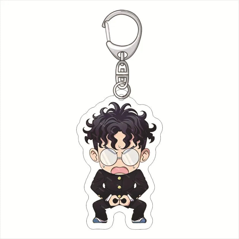 Dandadan 'Ken Takakura' Keyring Plastic Keychain