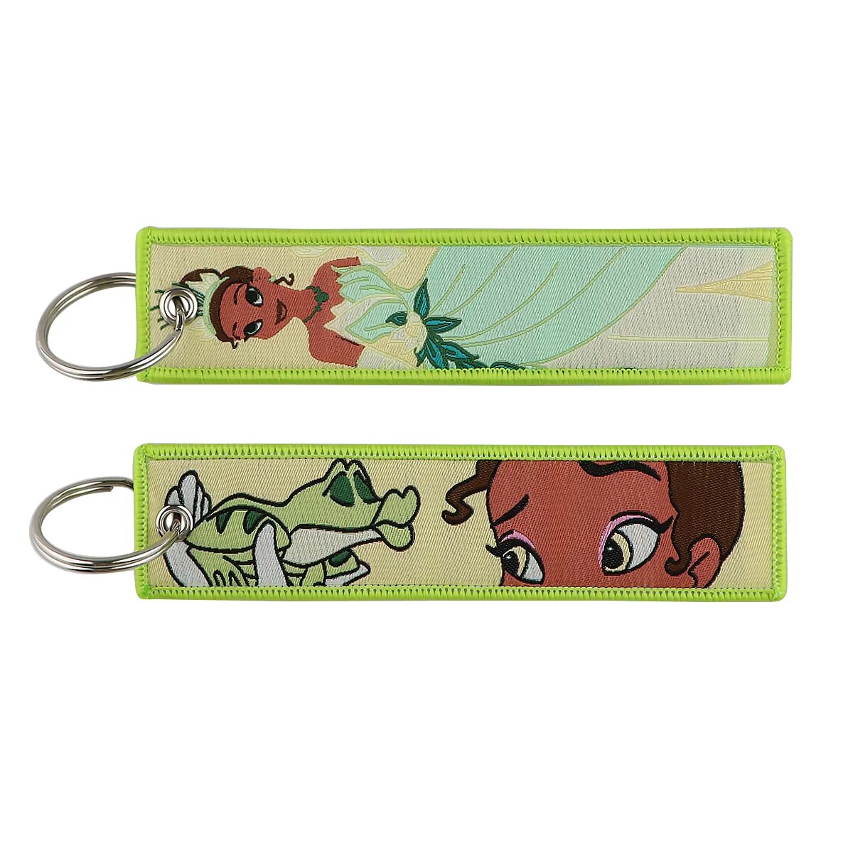 The Princess and The Frog Embroidered Keychain