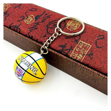 Basketball 'Spalding | Thunder OKC' Keyring Rubber Keychain