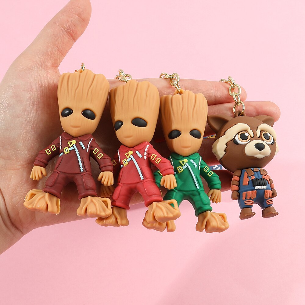 Guardians of the Galaxy 'Rocket' Keyring Silicone Keychain