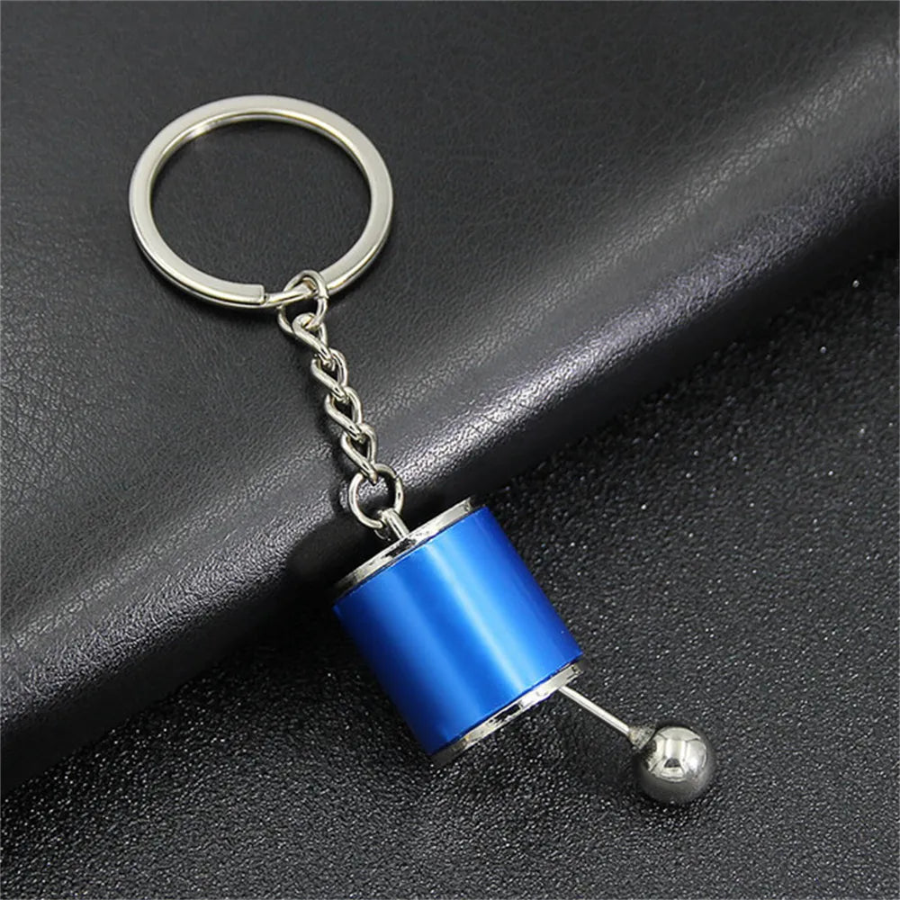 Car 'Gear Shifter' Keyring Metal Keychain