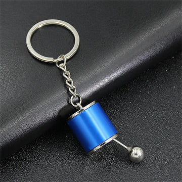 Car 'Gear Shifter' Keyring Metal Keychain