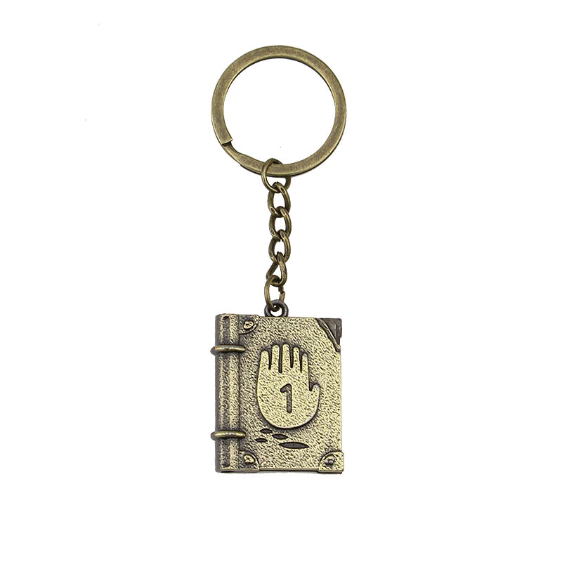 Gravity Falls 'Journal 1' Keyring Metal Keychain