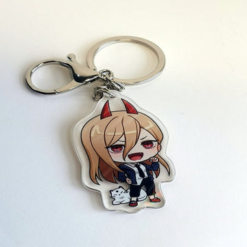 Chainsaw Man 'Power' Keyring Acrylic Keychain