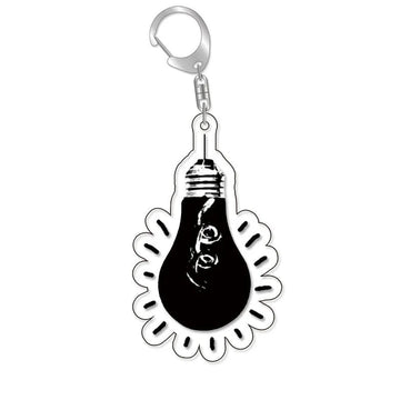 Omori 'Lightbulb' Keyring Plastic Keychain