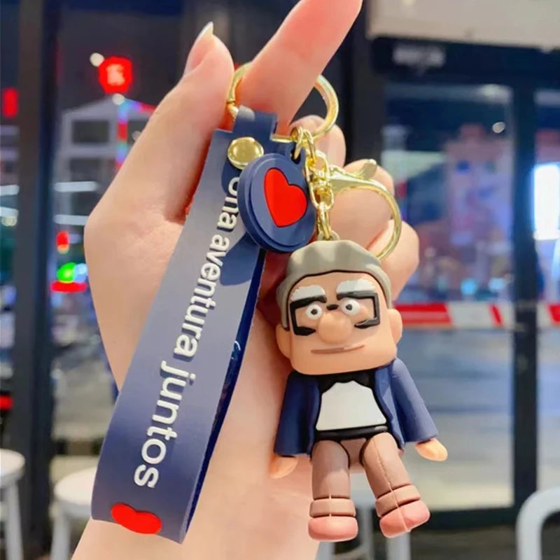 UP 'Carl Fredricksen' Keyring Silicone Keychain