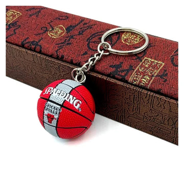 Basketball 'Spalding | Chicago Bulls' Keyring Rubber Keychain