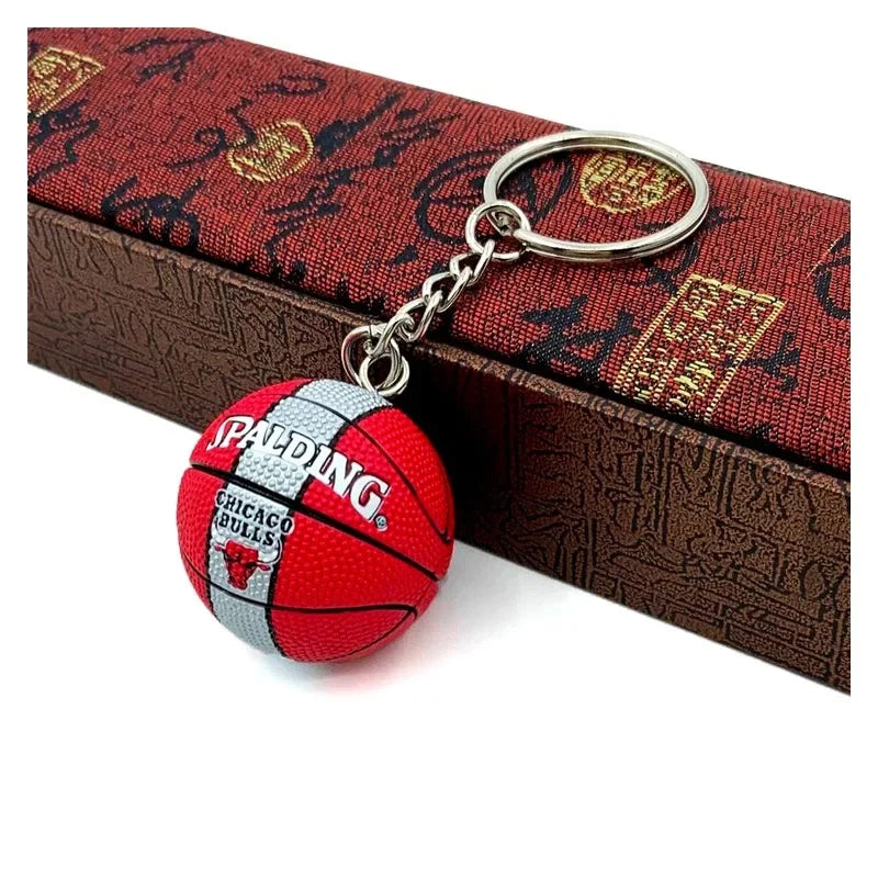Basketball 'Spalding | Chicago Bulls' Keyring Rubber Keychain