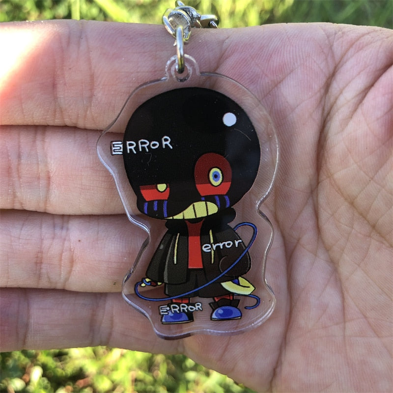 Undertale 'Error' Keyring Acrylic Keychain