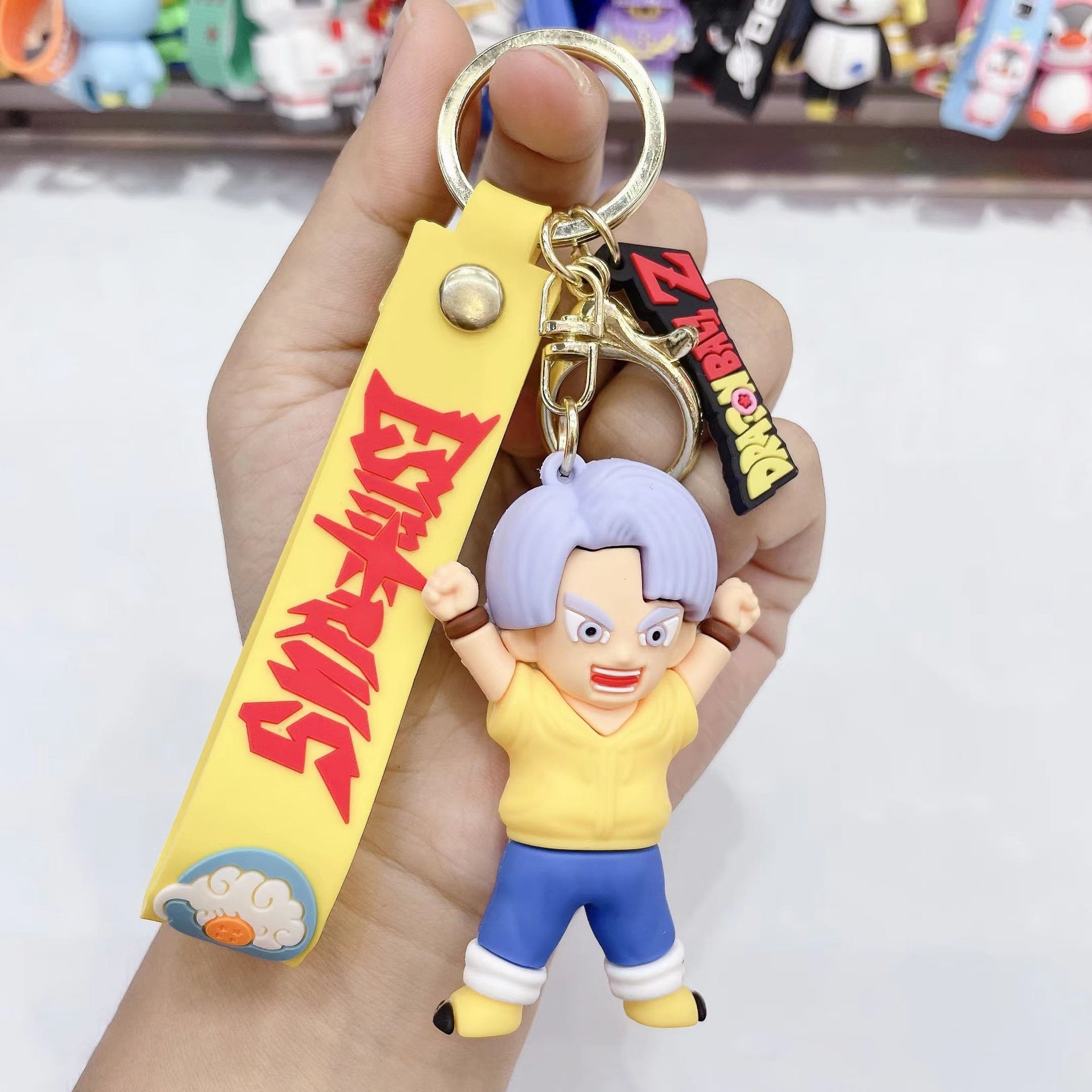 Dragon Ball Z 'Kid Trunks' Keyring Rubber Keychain