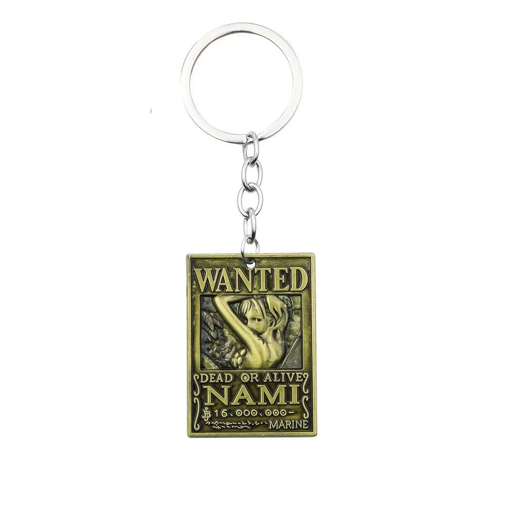 One Piece 'NAMI' Keyring Metal Keychain