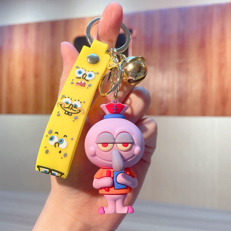 SpongeBob SquarePants Anime 'Squidward X Spooky' Keyring PVC Keychain