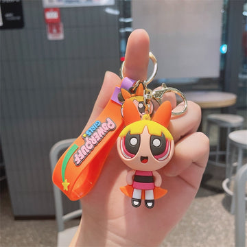 Powerpuff Girls 'Blossom'  Keyring PVC Keychains