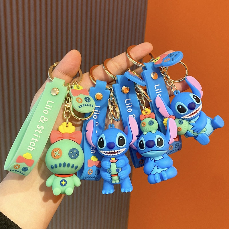 Lilo & Stitch 'Scrump' Keyring Silicone Keychain
