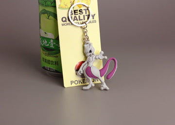 Pokemon 'Mewtwo' Keyring Silicone Keychain