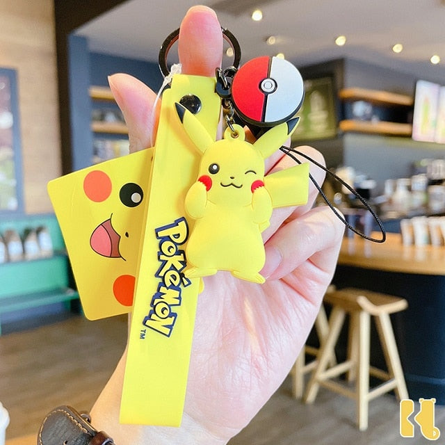 Pokemon 'Cutie Pikachu' Keyring PVC Keychain