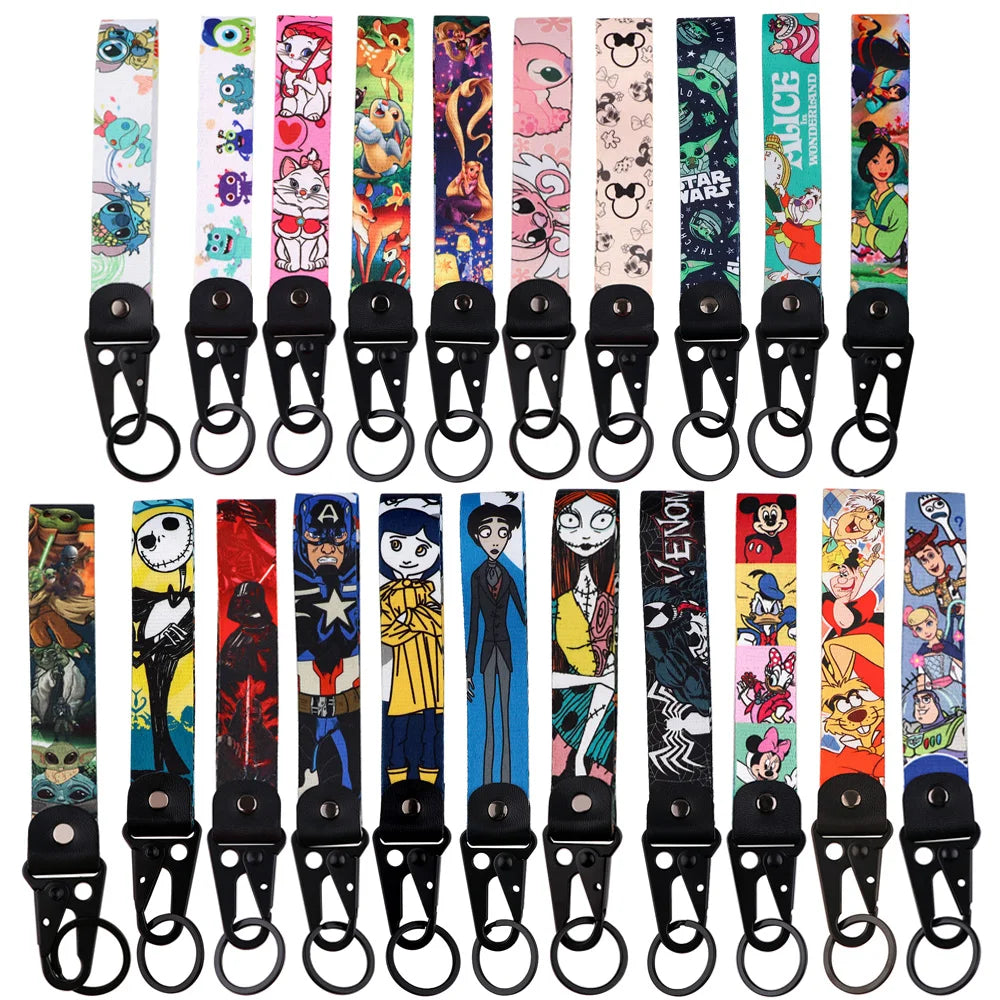 Tangled ‘Rapunzel' Wrist Lanyard Keyring Clip Keychain