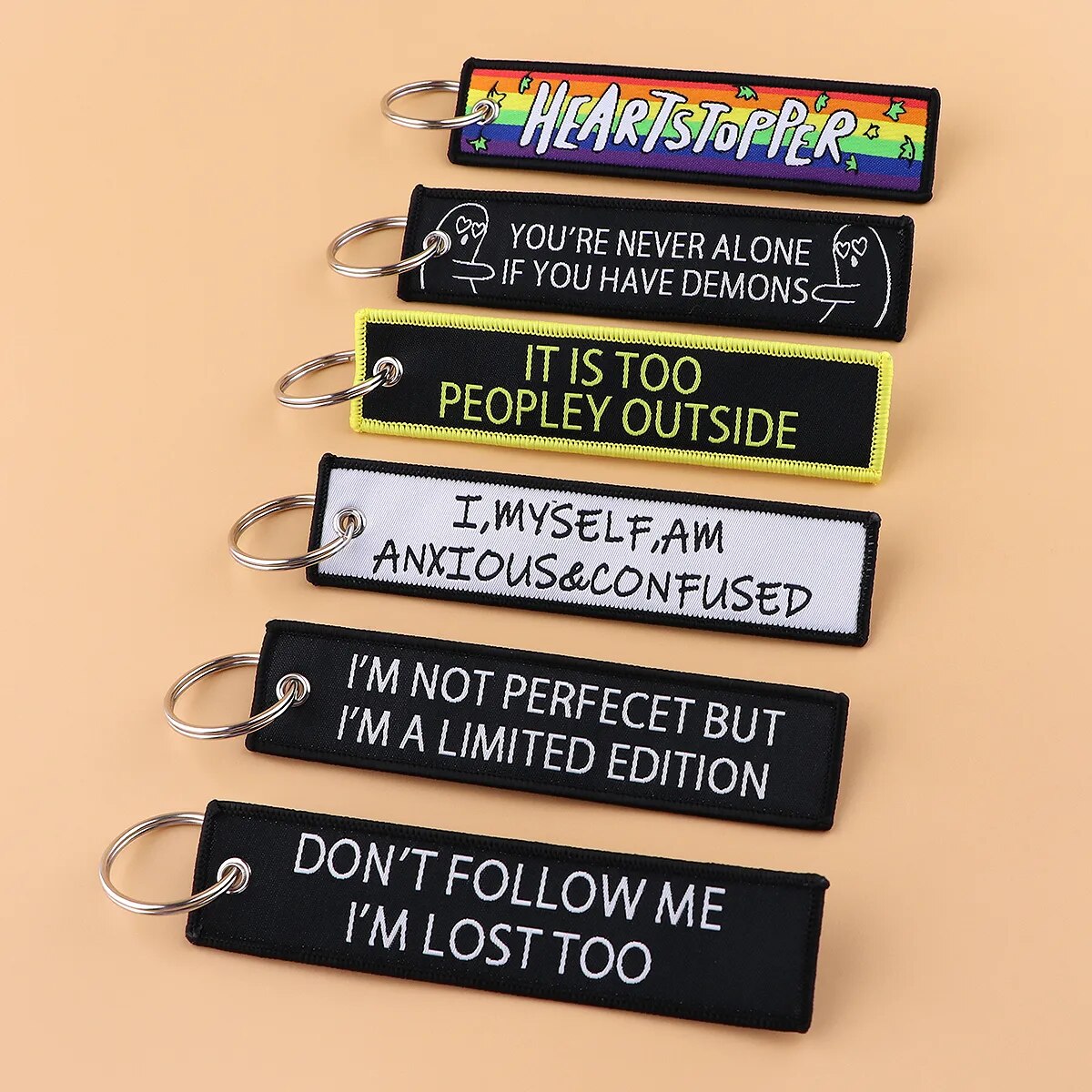 I'm Not Perfect But I'm A Limited Edition Embroidered Keychain