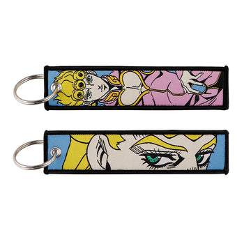 JoJo's Bizarre Adventure 'Giorno Giovanna' Embroidered Keychain