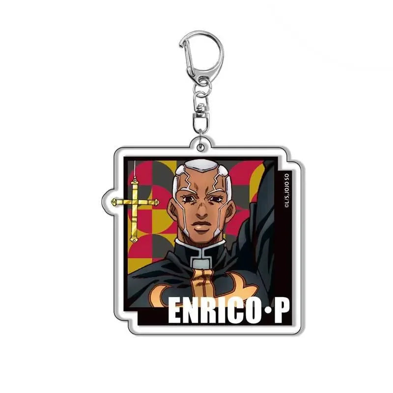 JoJo's Bizarre Adventure 'Enrico Pucci' Keyring Plastic Keychain