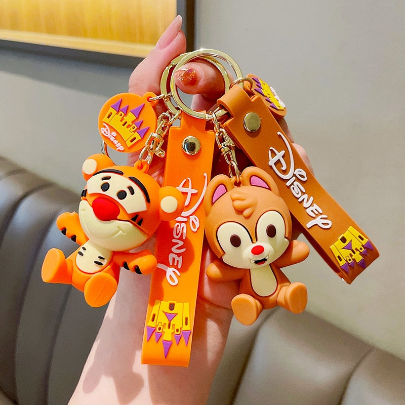 Winnie the Pooh 'Cute Tigger' Keyring Silicone Keychain