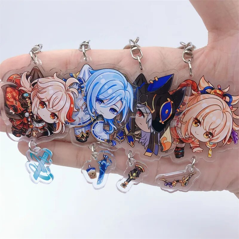 Genshin Impact 'Yoimiya' Keyring Acrylic Keychain